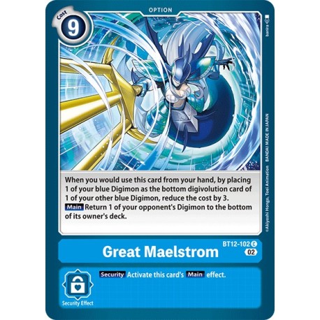 BT12-102 C Great Maelstrom Option BT12-102 Digimon