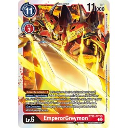 BT12-017 SR EmperorGreymon Digimon BT12-017 Digimon