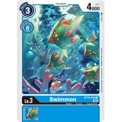 BT12-020 C Swimmon Digimon BT12-020 Digimon