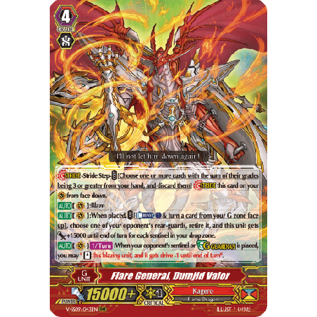 Vanguard_TCG_card_V-SS09_043EN_RRR_Flare_General_Dumjid_Valor_REVIVAL_SELECTION
