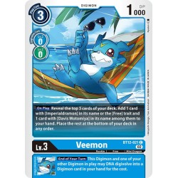 BT12-021 C Veemon Digimon BT12-021 Digimon
