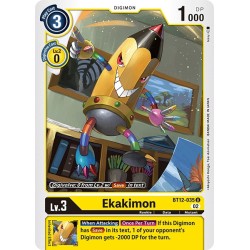 BT12-035 U Ekakimon Digimon BT12-035 Digimon