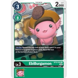 BT12-045 C EbiBurgamon Digimon BT12-045 Digimon