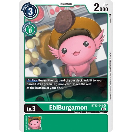 BT12-045 C EbiBurgamon Digimon BT12-045 Digimon
