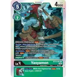BT12-051 AA C Yasyamon Digimon Alternative ArtBT12-051 AA Digimon