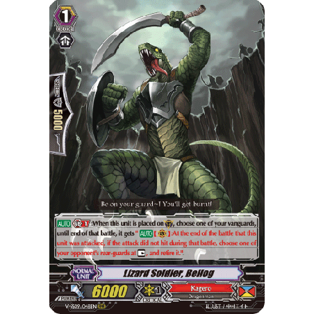 Vanguard_TCG_card_V-SS09_048EN_RRR_Lizard_Soldier_Bellog_REVIVAL_SELECTION
