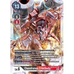 BT12-072 SR Chaosdramon (X Antibody) Digimon BT12-072 Digimon