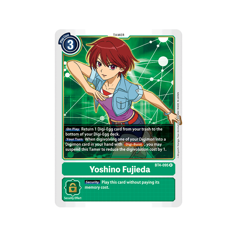 Digimon_TCG_BT4-095_Yoshino_Fujieda_Rare_Great_Legend_Card_Game