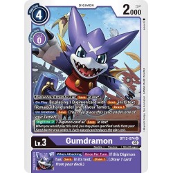BT12-074 U Gumdramon Digimon BT12-074 Digimon