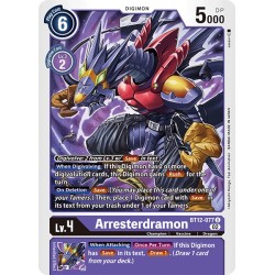 BT12-077 U Arresterdramon Digimon BT12-077 Digimon