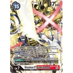 BT12-112 SEC Shoutmon X7: Superior Mode Digimon BT12-112 Digimon