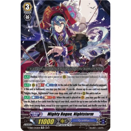 CFV V-SS10/042EN FOIL/TD Mighty Rogue, NightstormV-SS10/042EN Vanguard