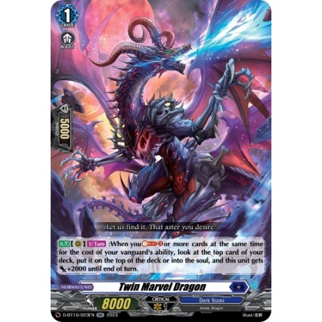 CFV D-BT10/023EN RR Twin Marvel DragonD-BT10/023EN Vanguard