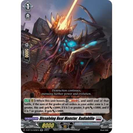 CFV D-BT10/026EN RR Dissolving Heat Monster, RadiabilioD-BT10/026EN Vanguard