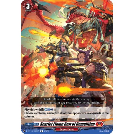 CFV D-BT10/040EN R Scarlet Flame Bow of DemolitionD-BT10/040EN Vanguard