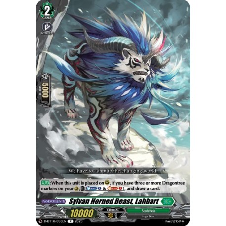 CFV D-BT10/053EN R Sylvan Horned Beast, LahbartD-BT10/053EN Vanguard