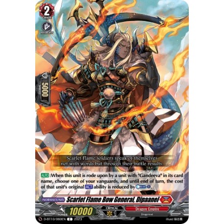 CFV D-BT10/060EN C Scarlet Flame Bow General, DipaanelD-BT10/060EN Vanguard