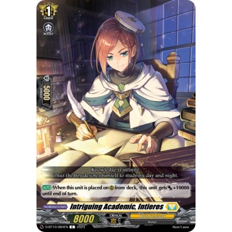 CFV D-BT10/084EN C Intriguing Academic, IntieresD-BT10/084EN Vanguard