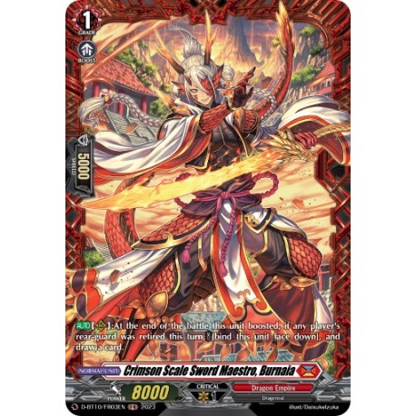 CFV D-BT10/FR03EN FR Crimson Scale Sword Maestro, BurnaiaD-BT10/FR03EN Vanguard