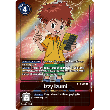 Digimon_TCG_BT4-096_AA_Izzy_Izumi_Alternative_Art_Great_Legend_Card_Game