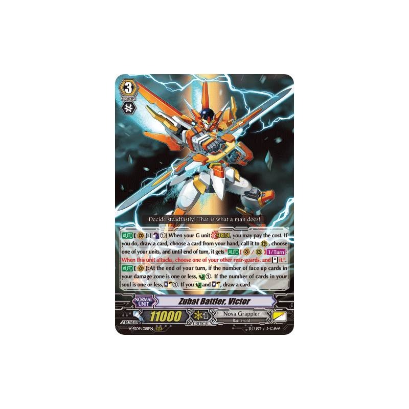 Vanguard_TCG_card_V-SS09_081EN_RRR_Zubat_Battler_Victor_REVIVAL_SELECTION