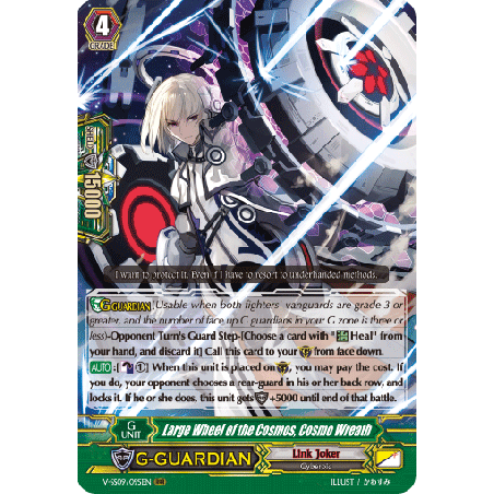 Vanguard_TCG_card_V-SS09_095EN_RRR_Large_Wheel_of_the_Cosmos_Cosmo_Wreath_REVIVAL_SELECTION