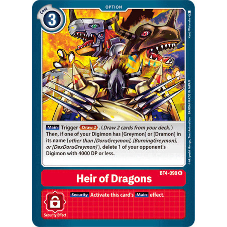 Digimon_TCG_BT4-099_Heir_of_Dragons_Uncommon_Great_Legend_Card_Game