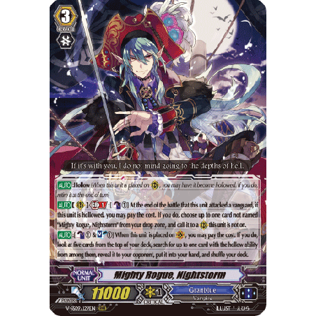Vanguard_TCG_card_V-SS09_129EN_RRR_Mighty_Rogue_Nightstorm_REVIVAL_SELECTION