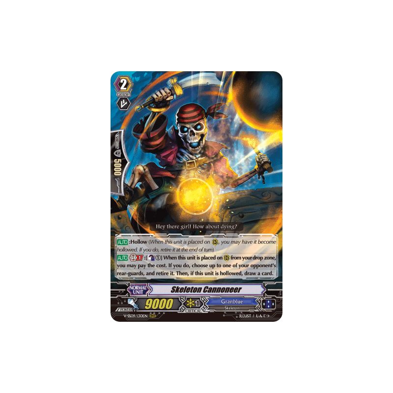 Vanguard_TCG_card_V-SS09_130EN_RRR_Skeleton_Cannoneer_REVIVAL_SELECTION