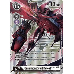 EX4 BT5-112 AA Omnimon Zwart Defeat Digimon Alternative Art