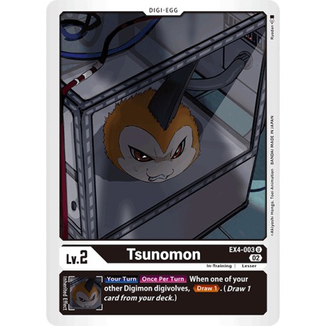 EX4-003 U Tsunomon Digi-Egg