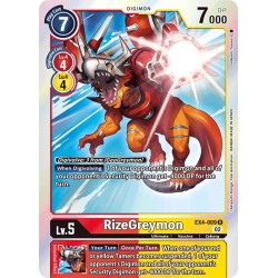EX4-009 R RizeGreymon Digimon