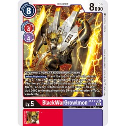 EX4-010 U BlackWarGrowlmon Digimon