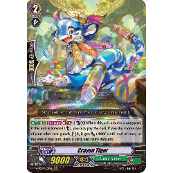 Vanguard_TCG_card_V-SS09_160EN_RRR_Crayon_Tiger_REVIVAL_SELECTION