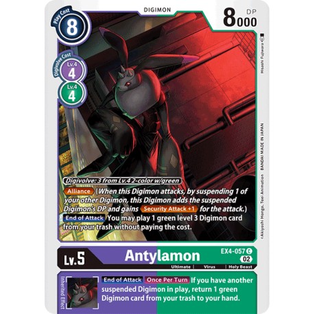 EX4-057 C Antylamon Digimon