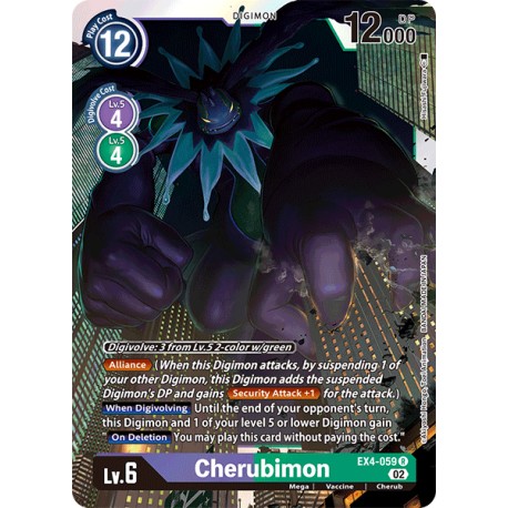 EX4-059 R Cherubimon Digimon