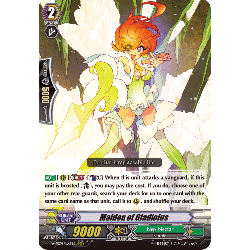 Vanguard_TCG_card_V-SS09_166EN_RRR_Maiden_of_Gladiolus_REVIVAL_SELECTION
