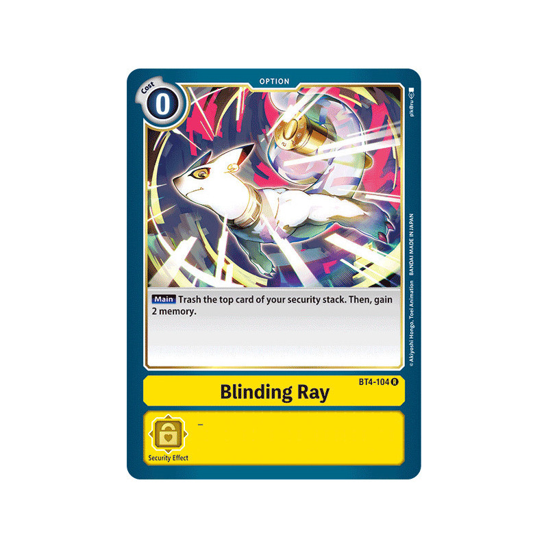 Digimon_TCG_BT4-104_Blinding_Ray_Rare_Great_Legend_Card_Game