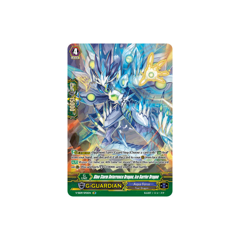 Vanguard_TCG_card_V-SS09_SP21EN_SP_Blue_Storm_Deterrence_Dragon_Ice_Barrier_Dragon_REVIVAL_SELECTION