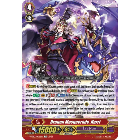 Vanguard_TCG_card_V-SS10_003EN_Foil_Dragon_Masquerade_Harri_Premium_Battle_Deckset_2023