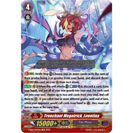 Vanguard_TCG_card_V-SS10_007EN_C_Trenchant_Megatrick_Leontina_Premium_Battle_Deckset_2023