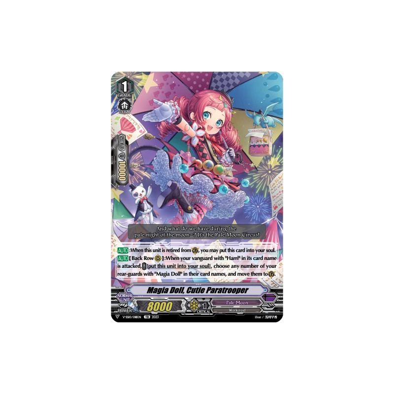 Vanguard_TCG_card_V-SS10_018EN_Foil_Magia_Doll_Cutie_Paratrooper_Premium_Battle_Deckset_2023