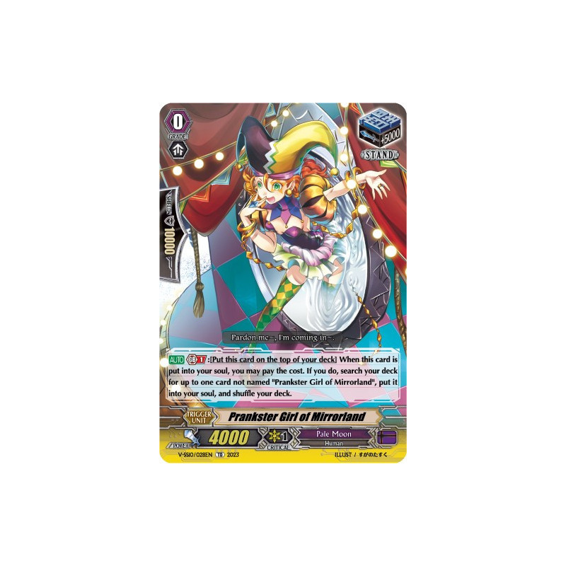 Vanguard_TCG_card_V-SS10_028EN_C_Prankster_Girl_of_Mirrorland_Premium_Battle_Deckset_2023