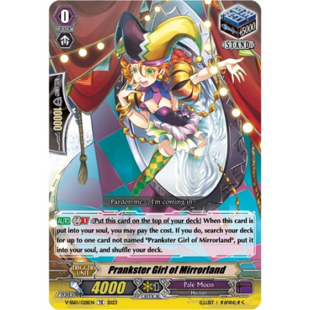 Vanguard_TCG_card_V-SS10_028EN_C_Prankster_Girl_of_Mirrorland_Premium_Battle_Deckset_2023