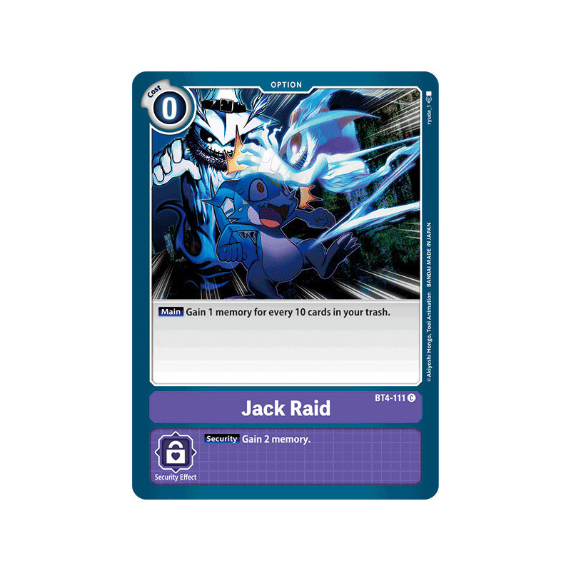 Digimon_TCG_BT4-111_Jack_Raid_Common_Great_Legend_Card_Game