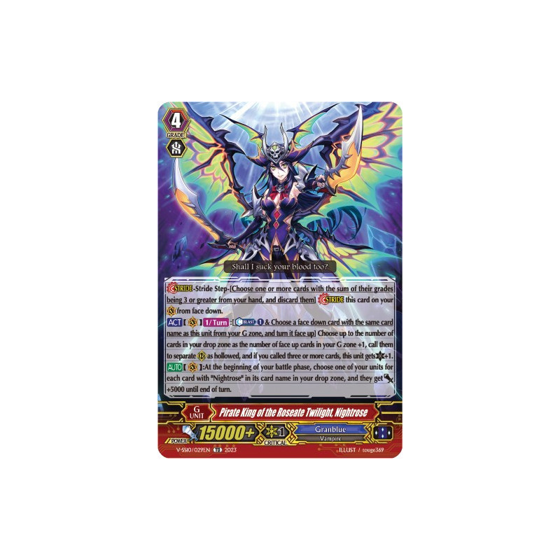 Vanguard_TCG_card_V-SS10_029EN_Foil_Pirate_King_of_the_Roseate_Twilight_Nightrose_Premium_Battle_Deckset_2023