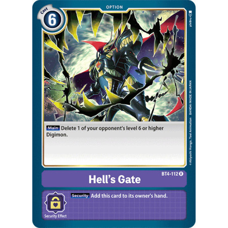 Digimon_TCG_BT4-112_Hell’s_Gate_Rare_Great_Legend_Card_Game