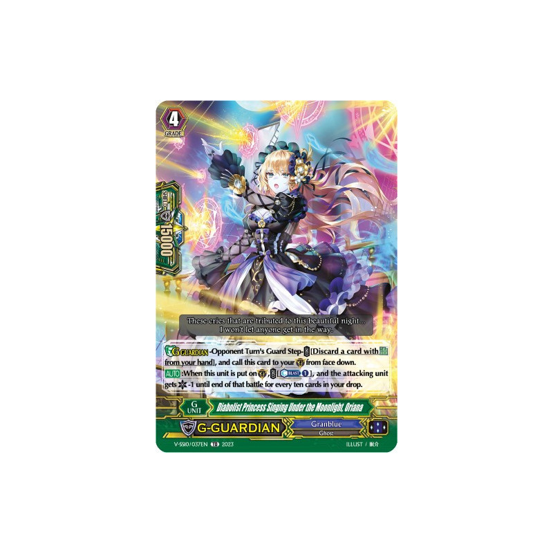 Vanguard_TCG_card_V-SS10_037EN_Foil_Diabolist_Singing_Under_the_Moonlight_Oriana_Premium_Battle_Deckset_2023
