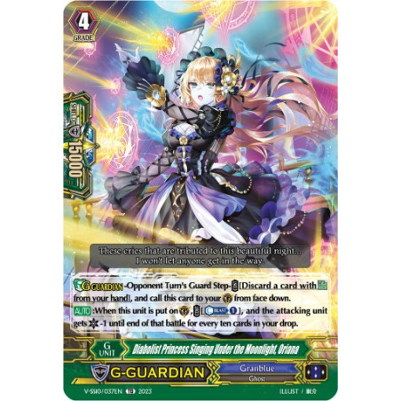 Vanguard_TCG_card_V-SS10_037EN_Foil_Diabolist_Singing_Under_the_Moonlight_Oriana_Premium_Battle_Deckset_2023