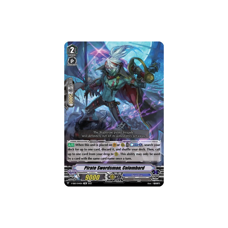 Vanguard_TCG_card_V-SS10_044EN_C_Pirate_Swordsman_Colombard_Premium_Battle_Deckset_2023